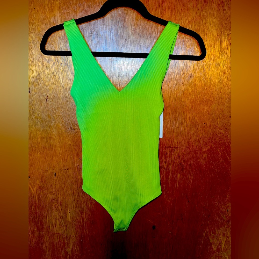 NWT Express Lime Green Bodysuit